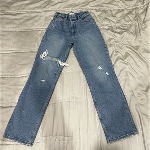 Abercrombie & Fitch 90’s straight ultra high rise jeans